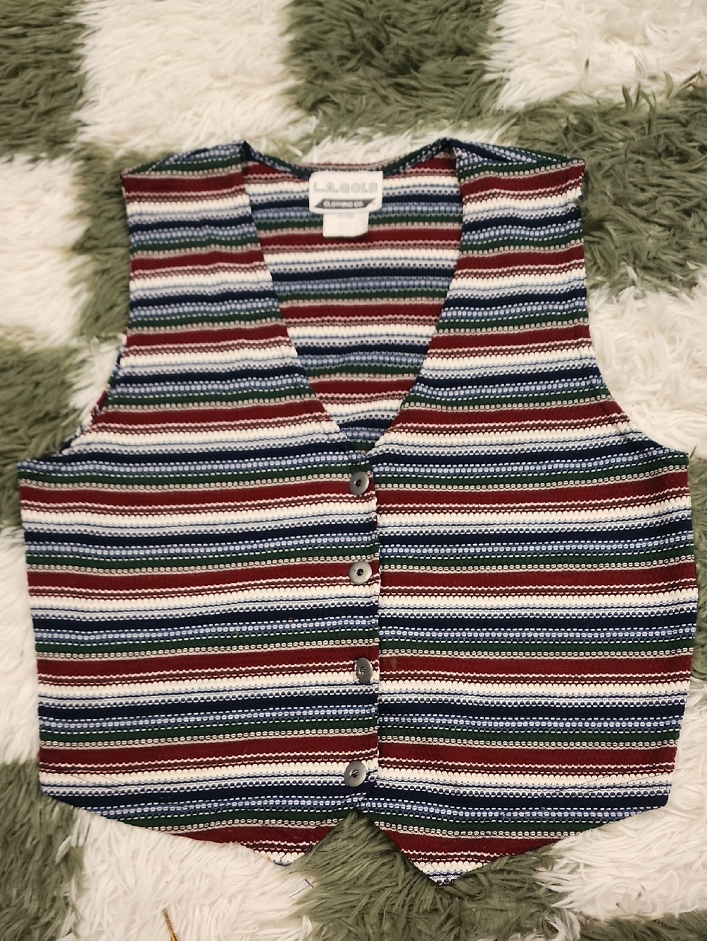 Vintage L.A. Gold Knit Vest